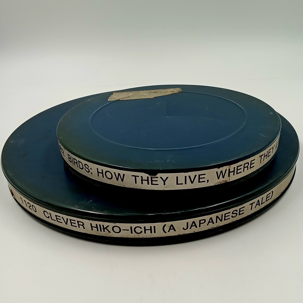 Vintage Film Reels with Labels